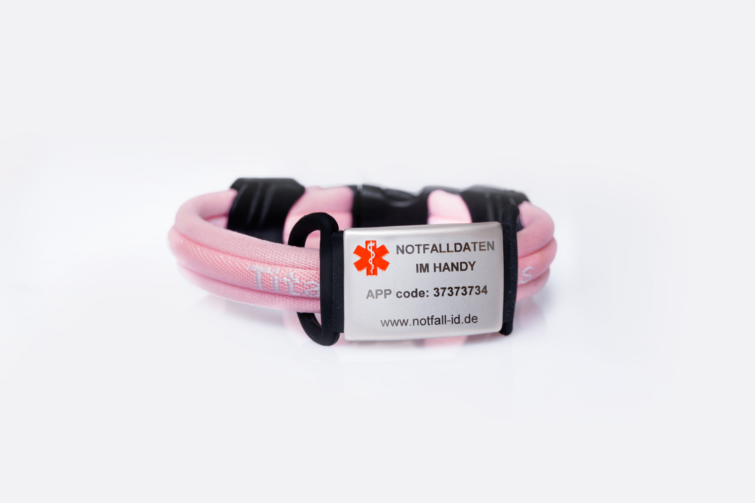 Medical id bracelet sport pink